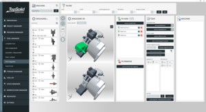 TopSolid’ShopFloor | TOOL MANAGER – 3D turret comparing view (actual state, new state of the turret) TopSolid’ShopFloor | TOOL MANAGER – 3D turret comparing view (actual state, new state of the turret)