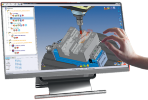 TopSolid'Cam Operator has a touch screen interface TopSolid'Cam Operator has a touch screen interface