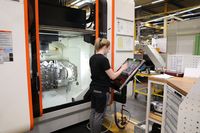 The orders are manufactured on high-quality machining centers using various control stations.